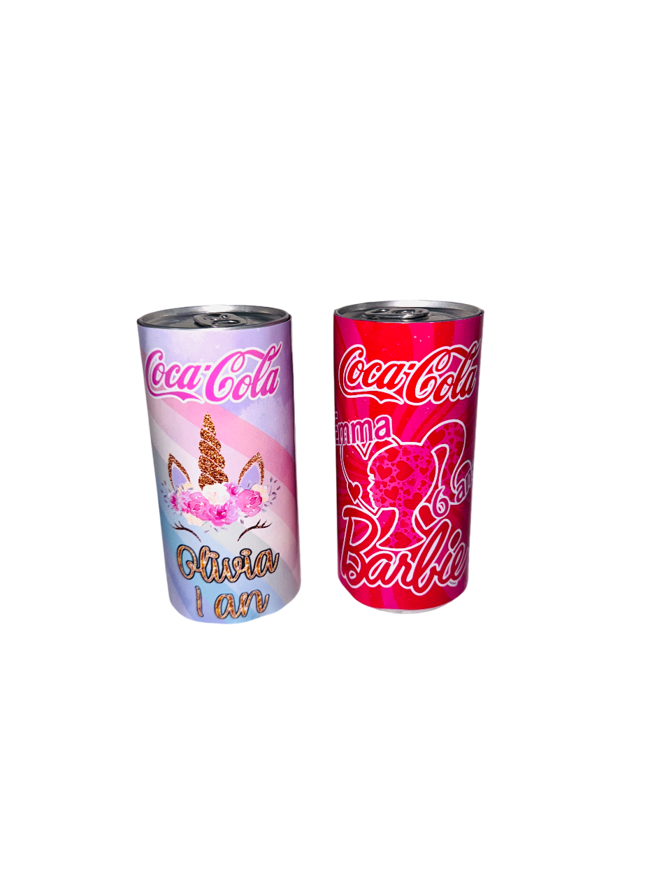 Mini canette de Coca-Cola personnalisée x2